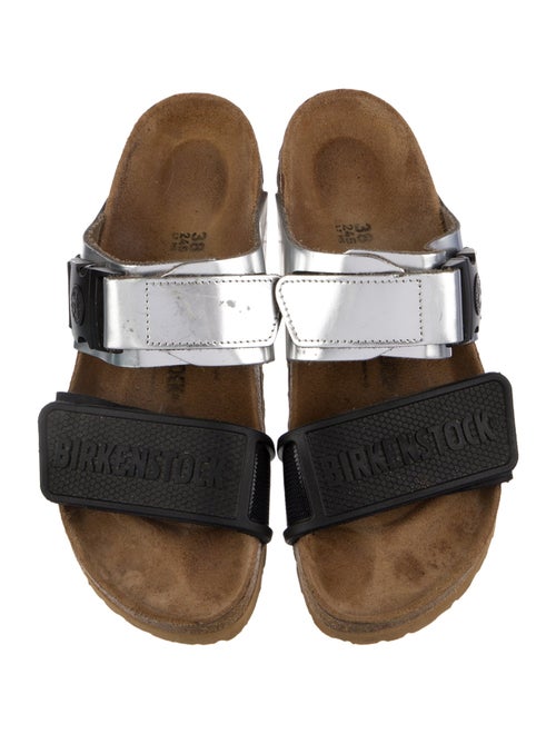 Rick Owens x Birkenstock Leather Colorblock Pattern Slides
