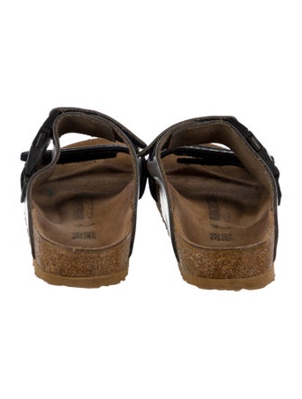 Rick Owens x Birkenstock Leather Colorblock Pattern Slides