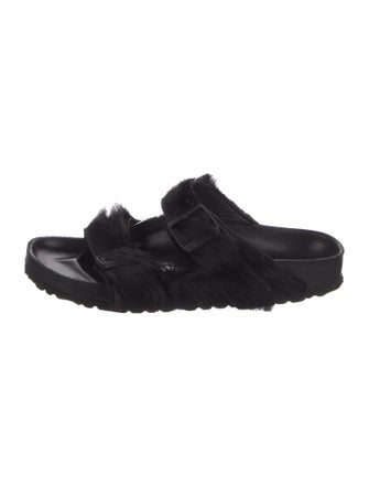 Rick Owens x Birkenstock Fur Slides