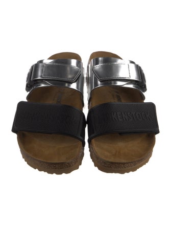 Rick Owens x Birkenstock Leather Colorblock Pattern Slides