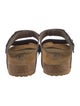Rick Owens x Birkenstock Leather Colorblock Pattern Slides