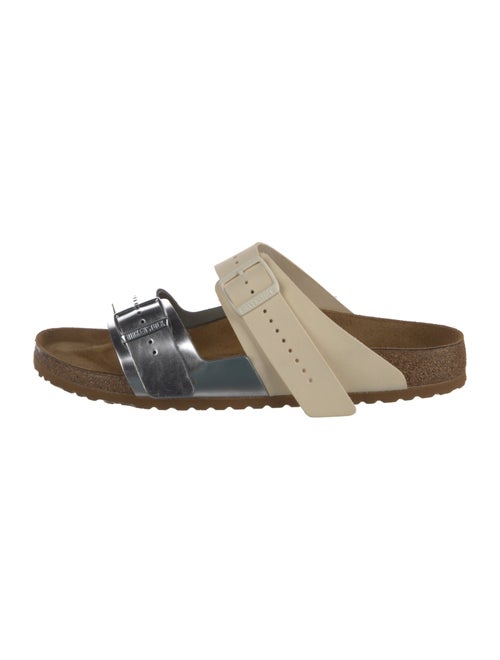 Rick Owens x Birkenstock Leather Colorblock Pattern Slides