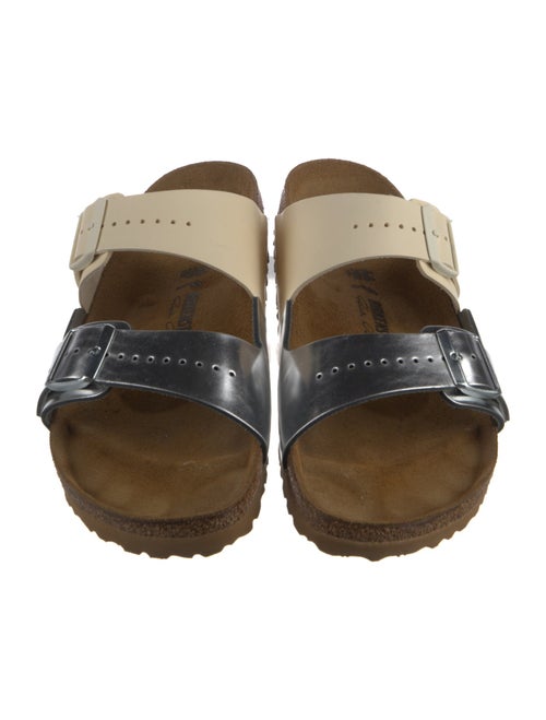 Rick Owens x Birkenstock Leather Colorblock Pattern Slides