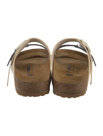 Rick Owens x Birkenstock Leather Colorblock Pattern Slides