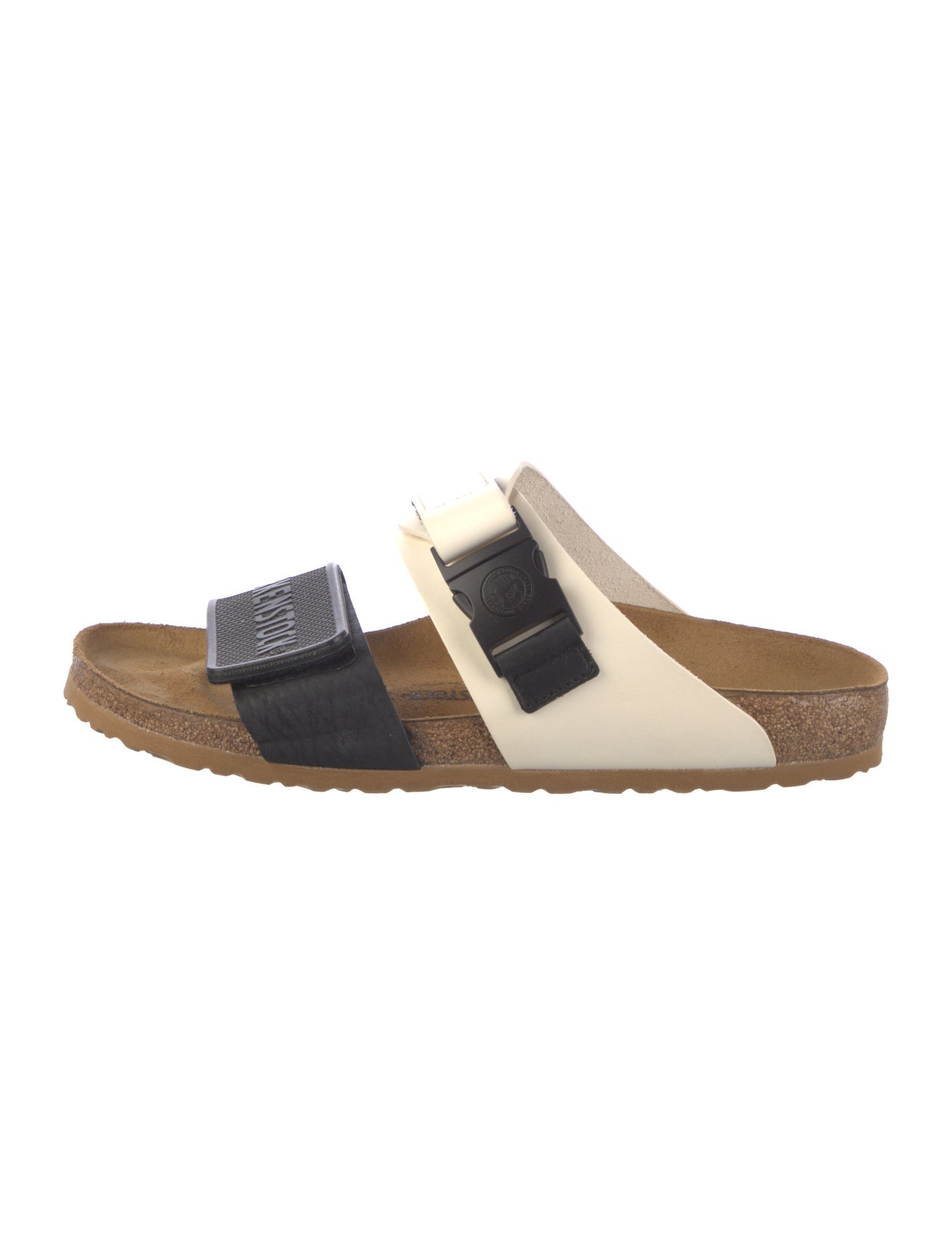 Rick Owens x Birkenstock Leather Colorblock Pattern Slides
