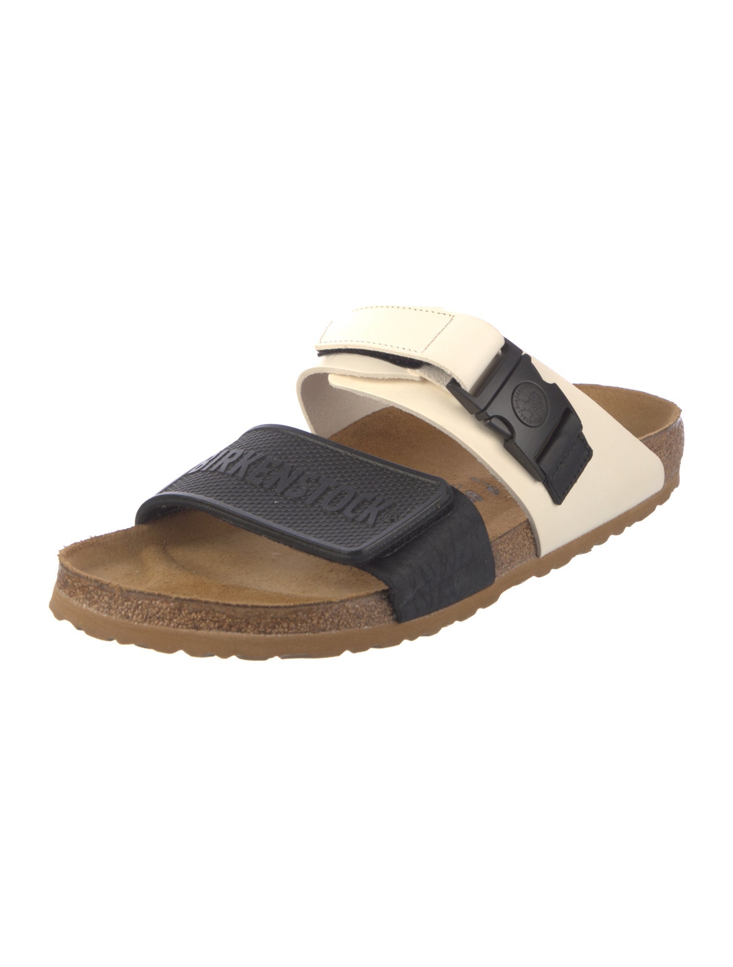 Rick Owens x Birkenstock Leather Colorblock Pattern Slides