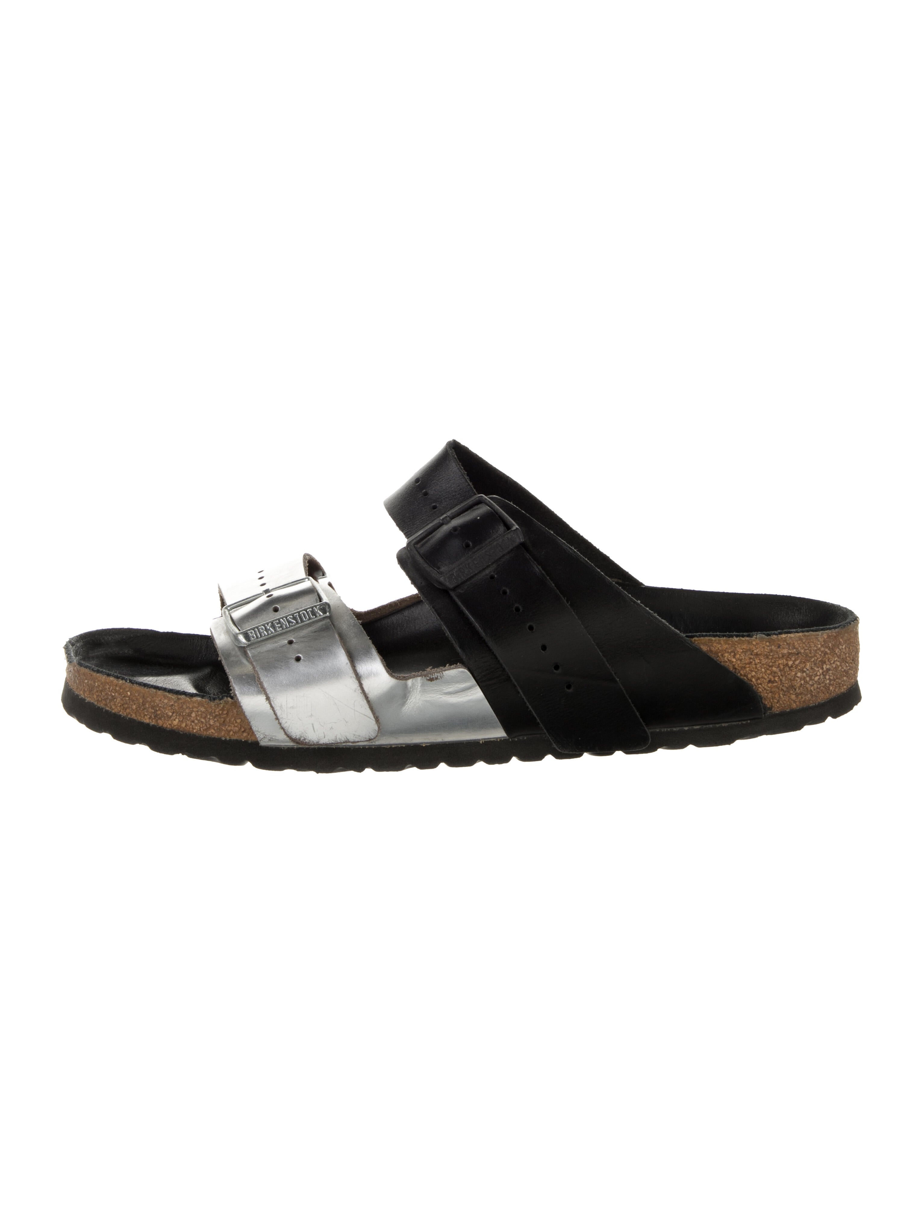 Rick Owens x Birkenstock Leather Colorblock Pattern Slides