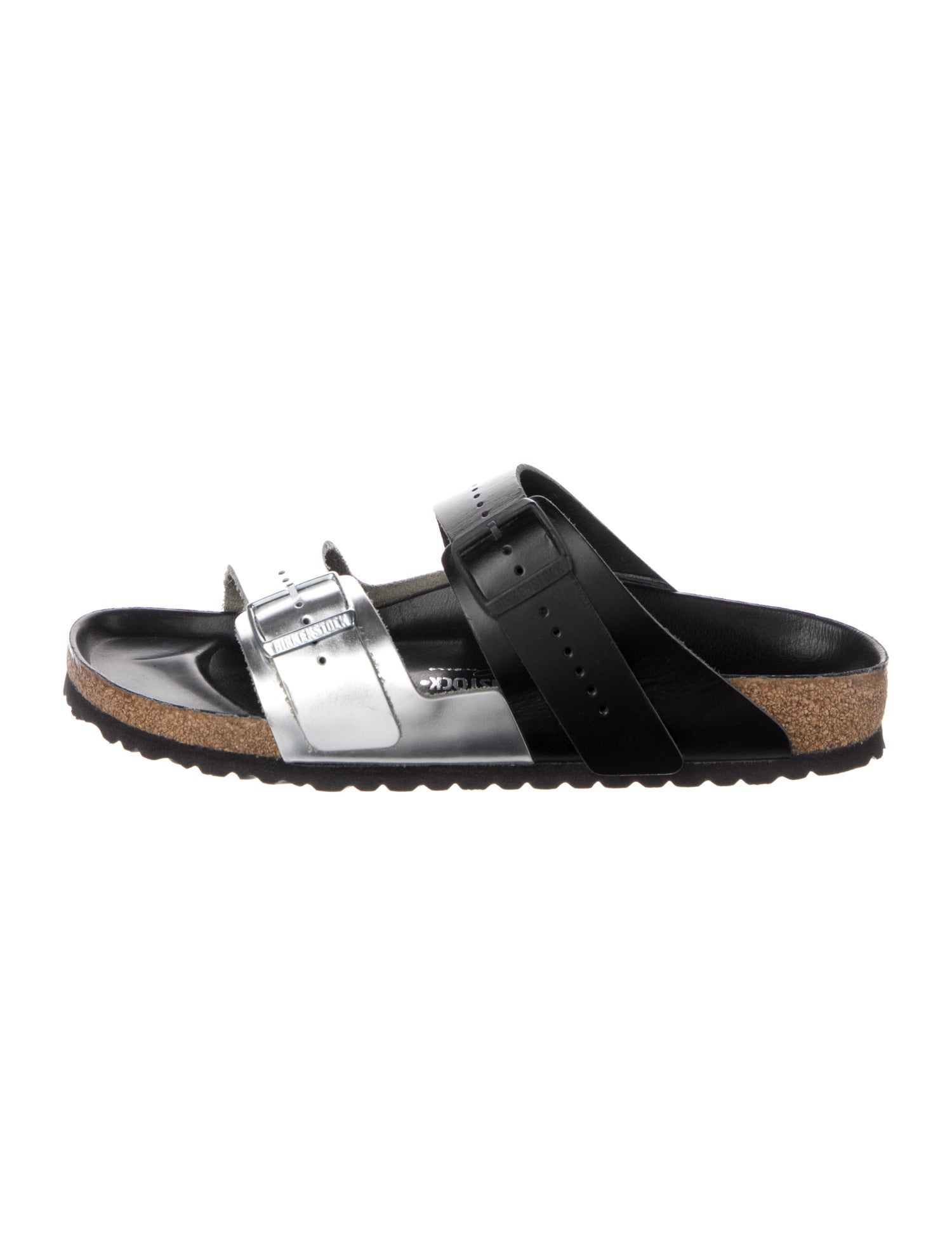 Rick Owens x Birkenstock Leather Colorblock Pattern Slides