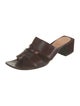 Richard Tyler Leather Slides