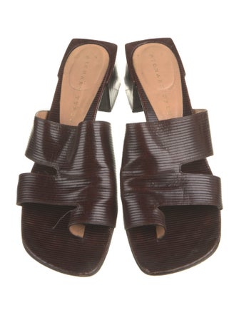 Richard Tyler Leather Slides