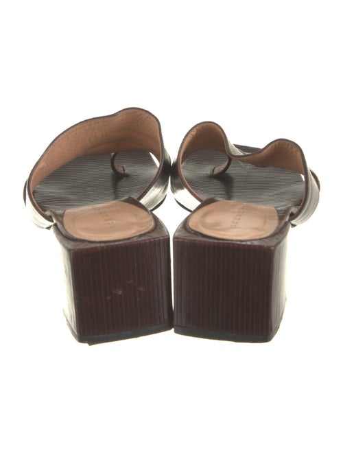 Richard Tyler Leather Slides