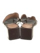 Richard Tyler Leather Slides