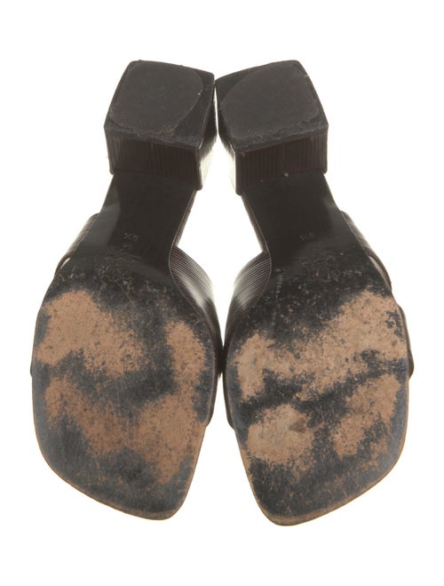 Richard Tyler Leather Slides