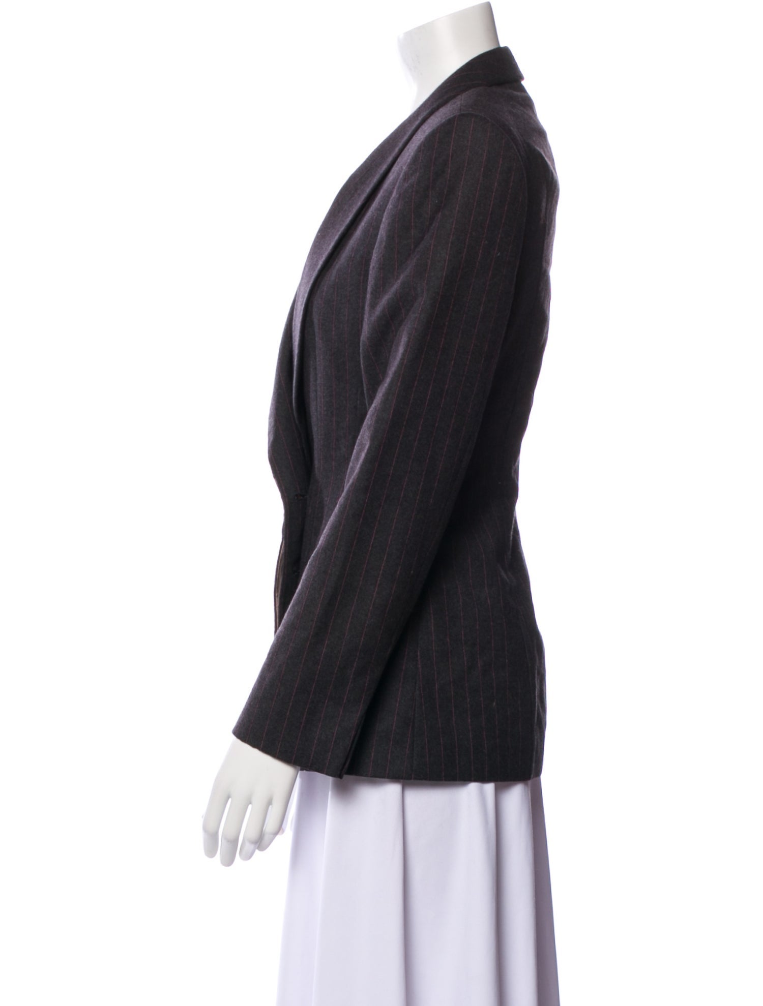 Richard Tyler Vintage Plaid Print Blazer