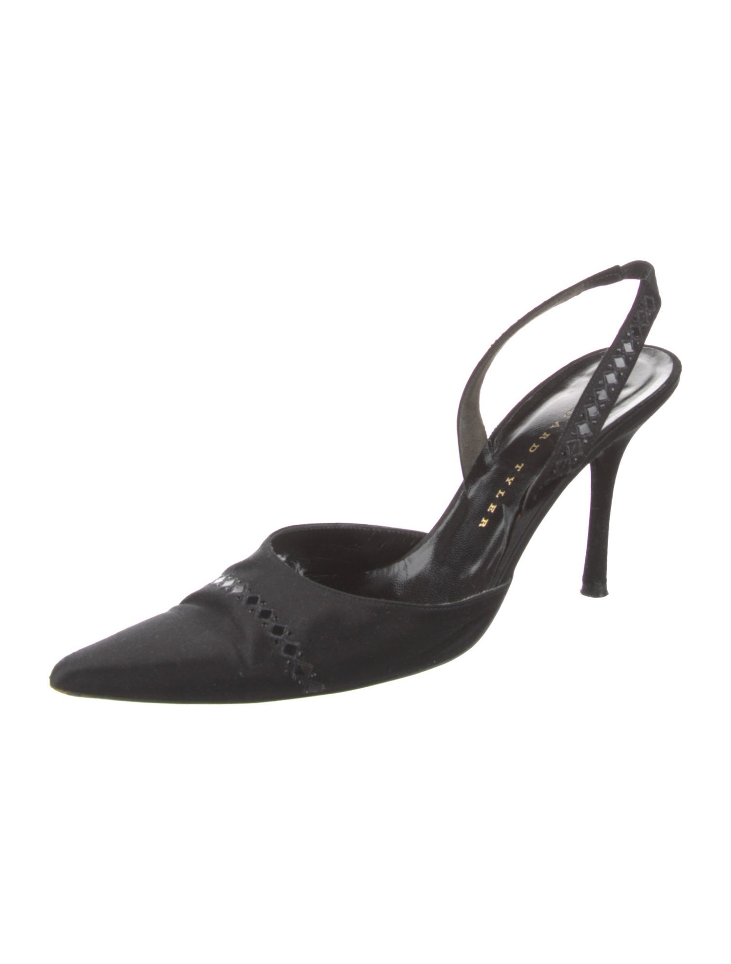 Richard Tyler Patent Leather Slingback Pumps