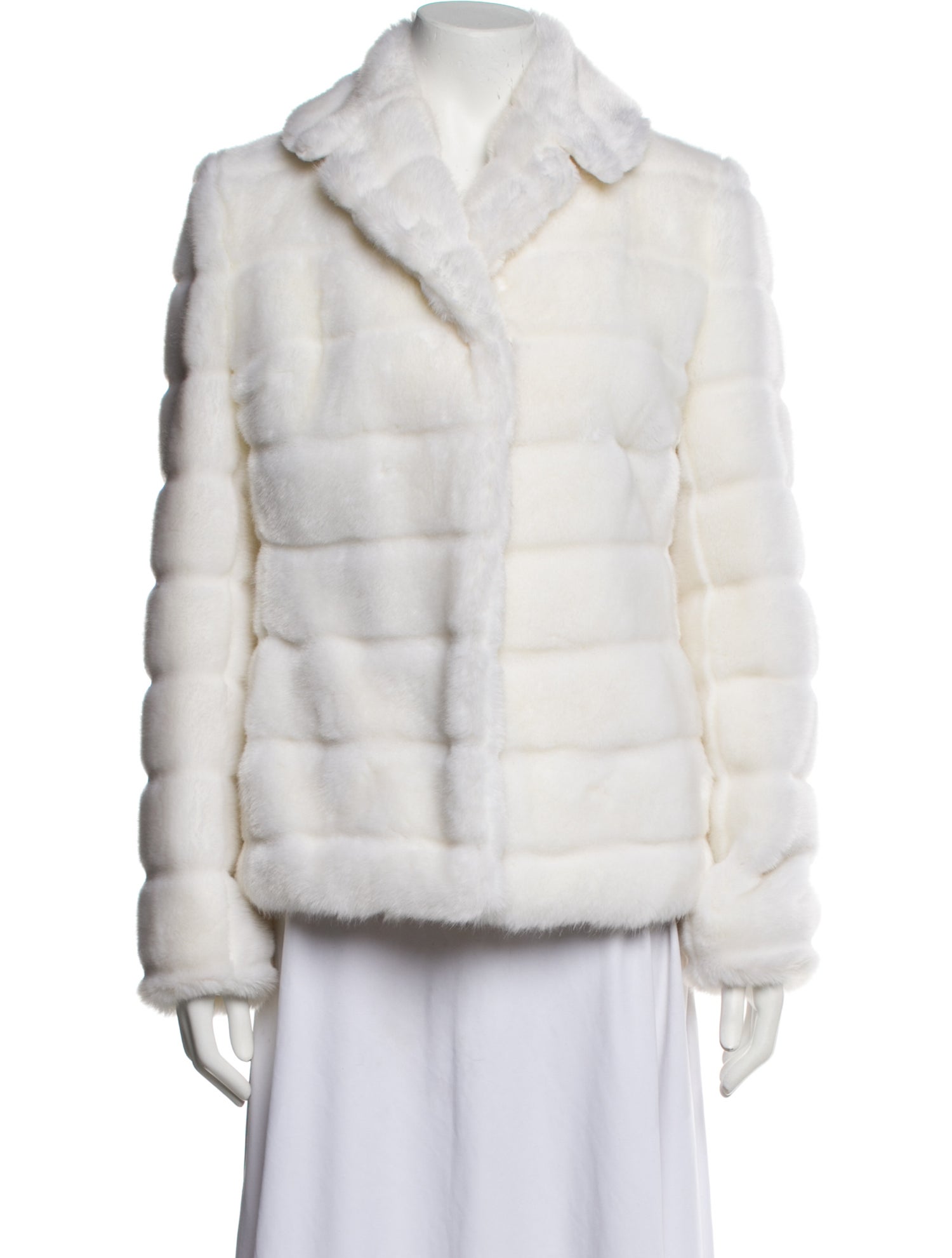 Richard Tyler Vintage Late 1990's - Early 2000's Faux Fur Jacket