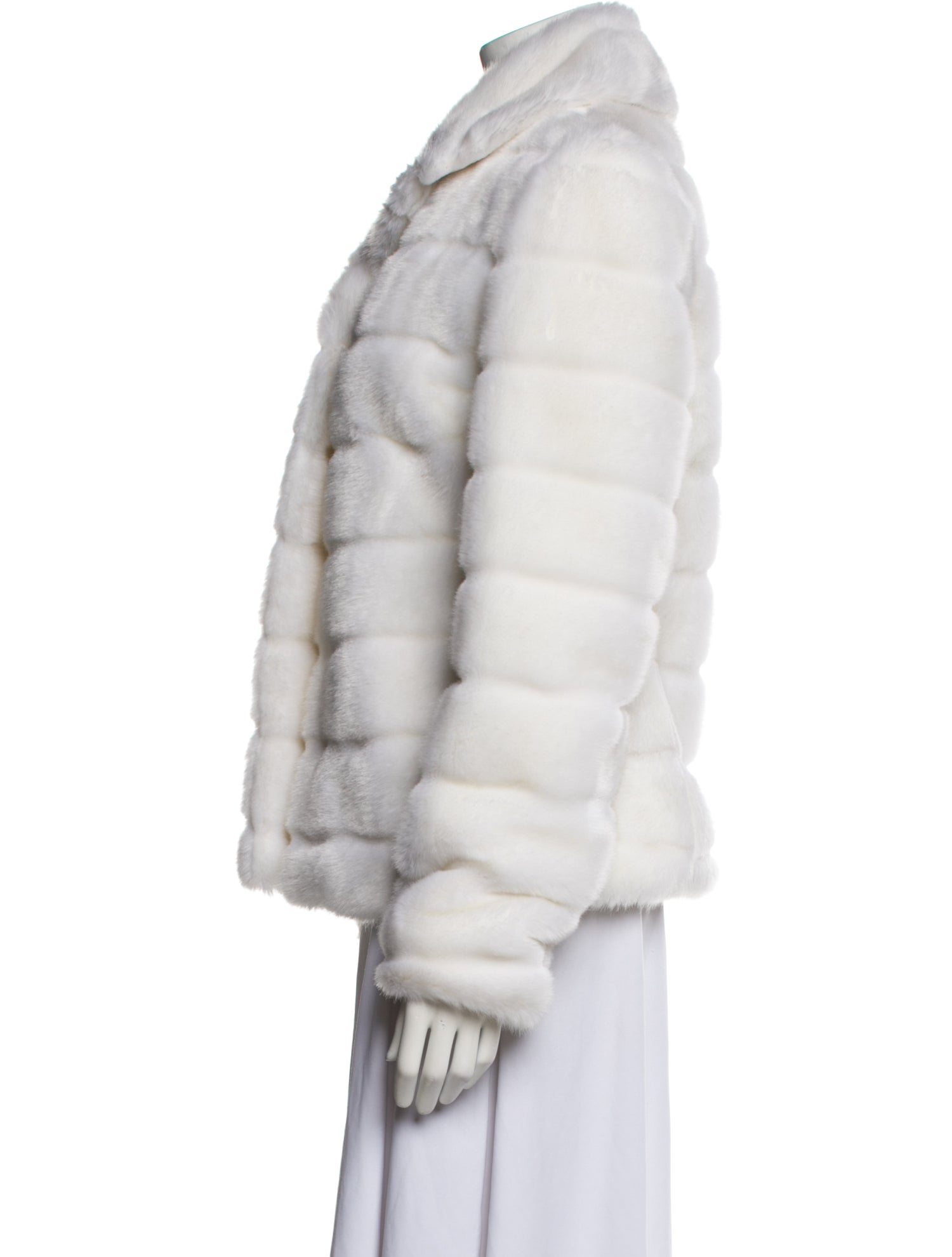 Richard Tyler Vintage Late 1990's - Early 2000's Faux Fur Jacket