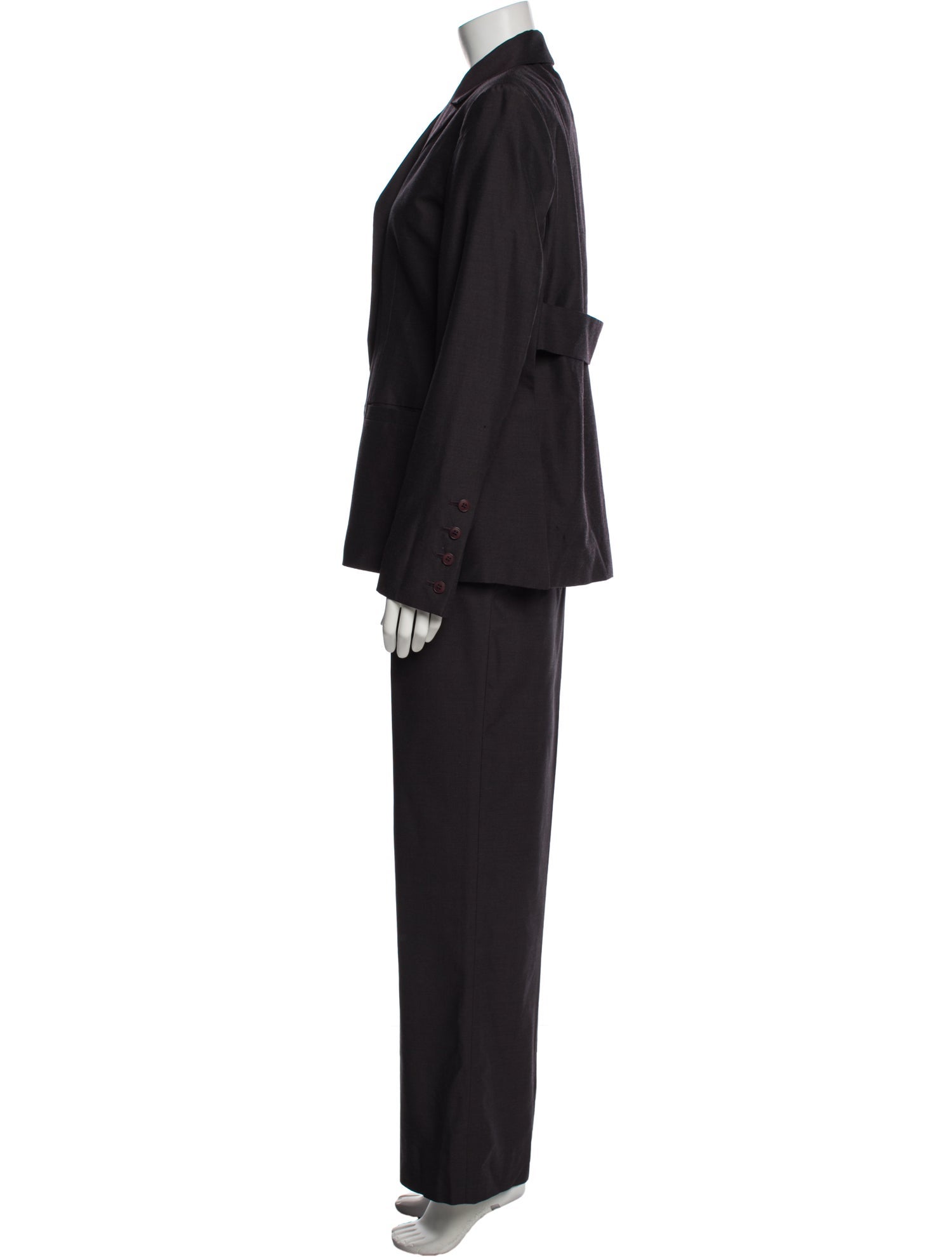 Richard Tyler Wool Pantsuit