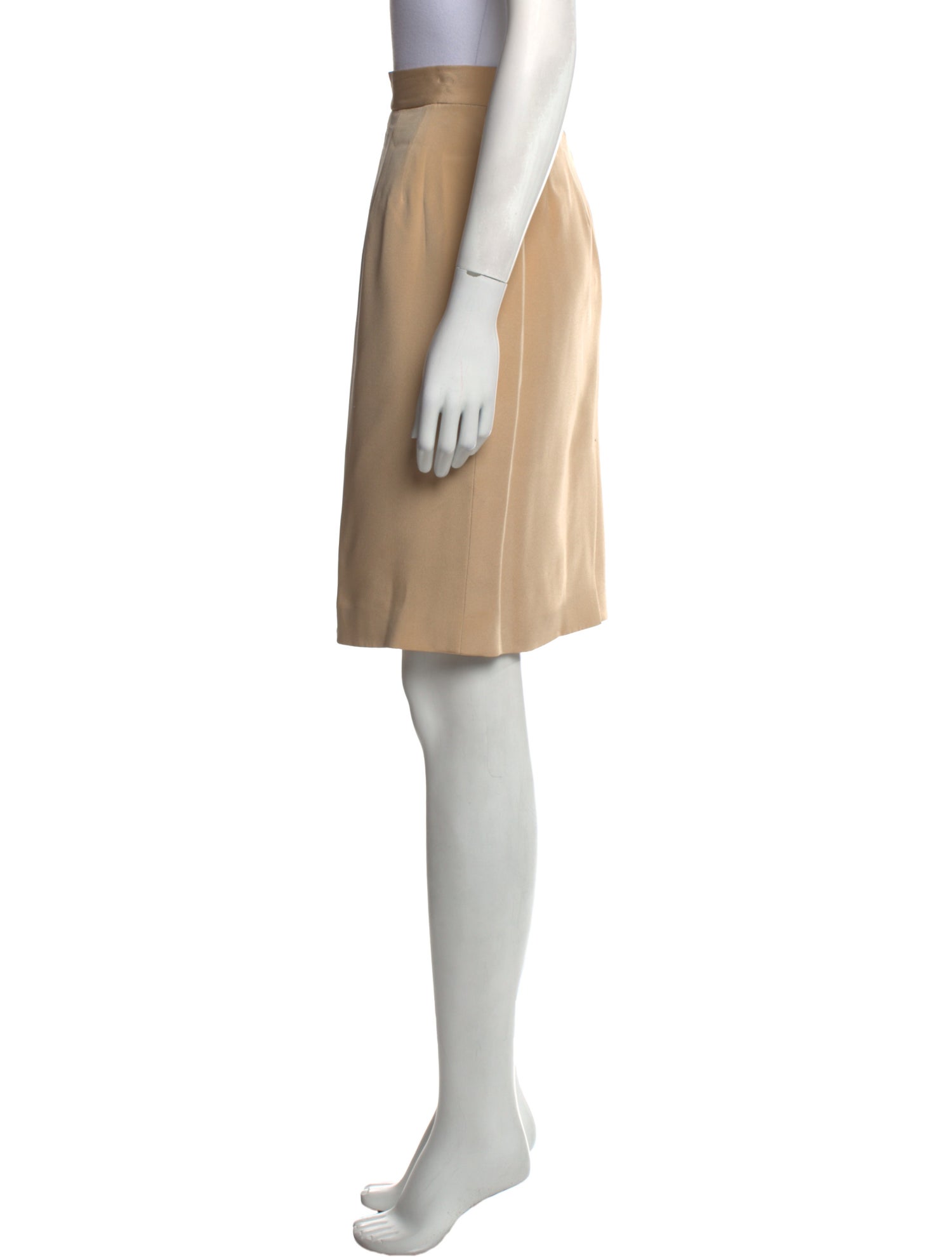 Richard Tyler Silk Knee-Length Skirt