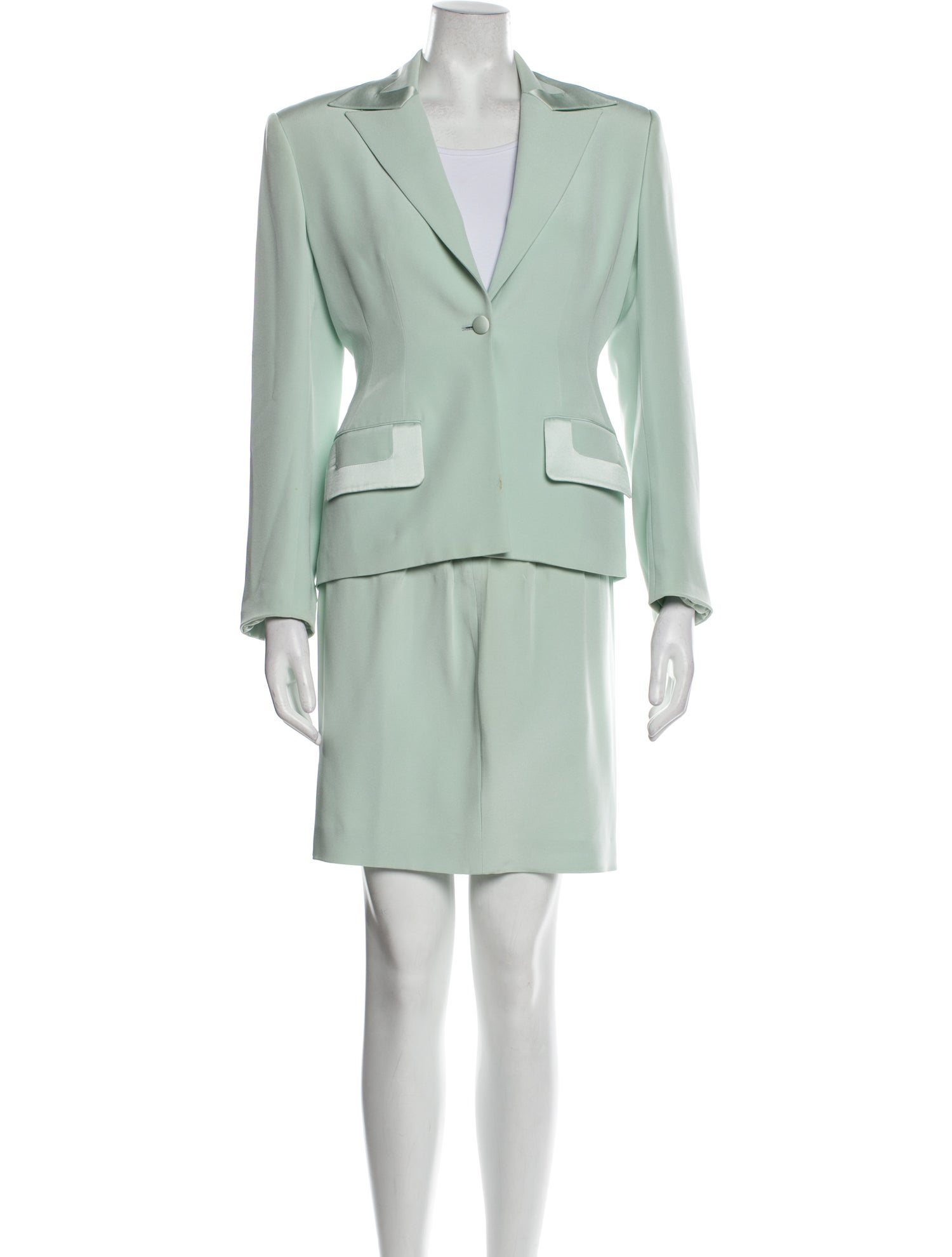 Richard Tyler Vintage Silk Skirt Suit