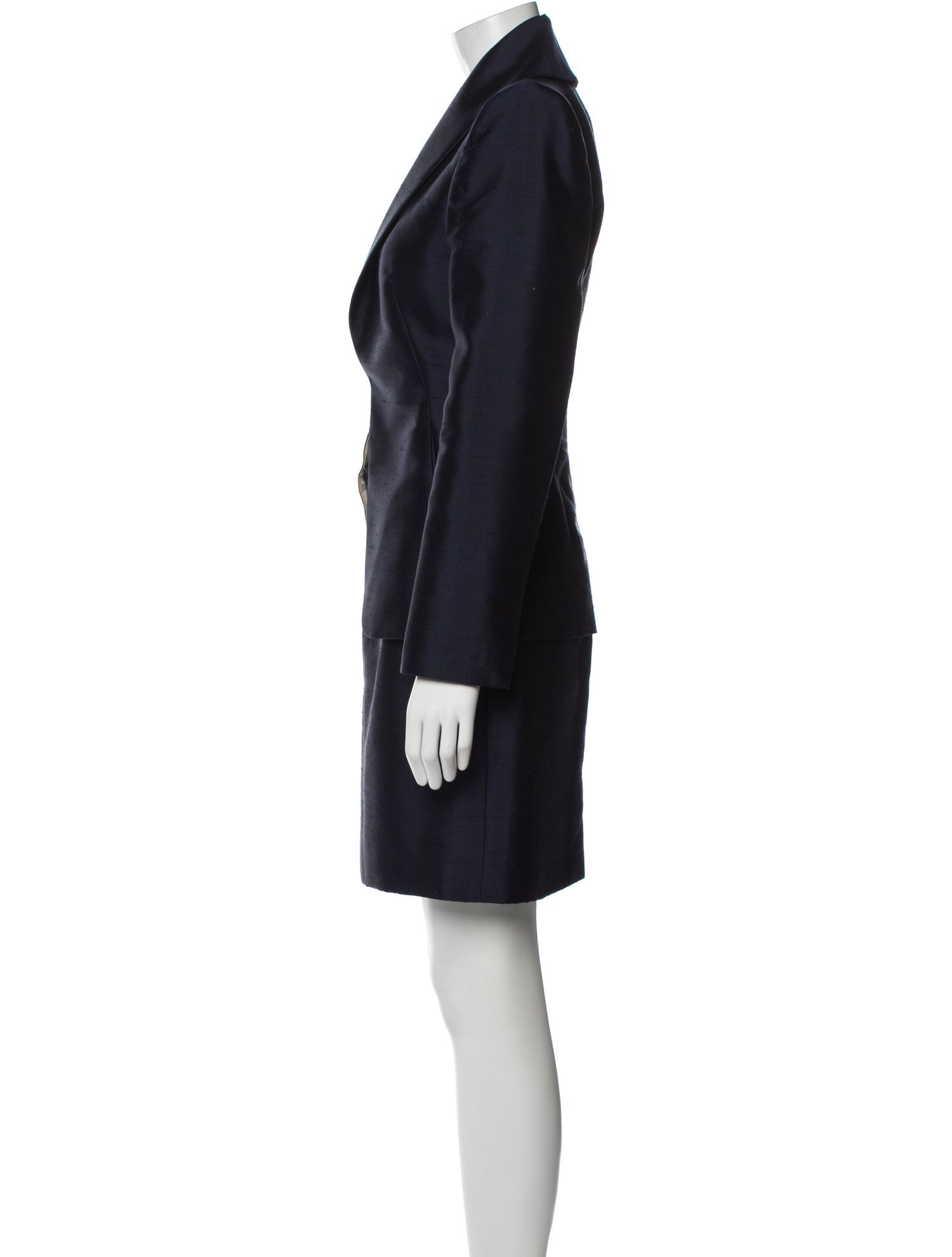 Richard Tyler Vintage Wool Skirt Suit