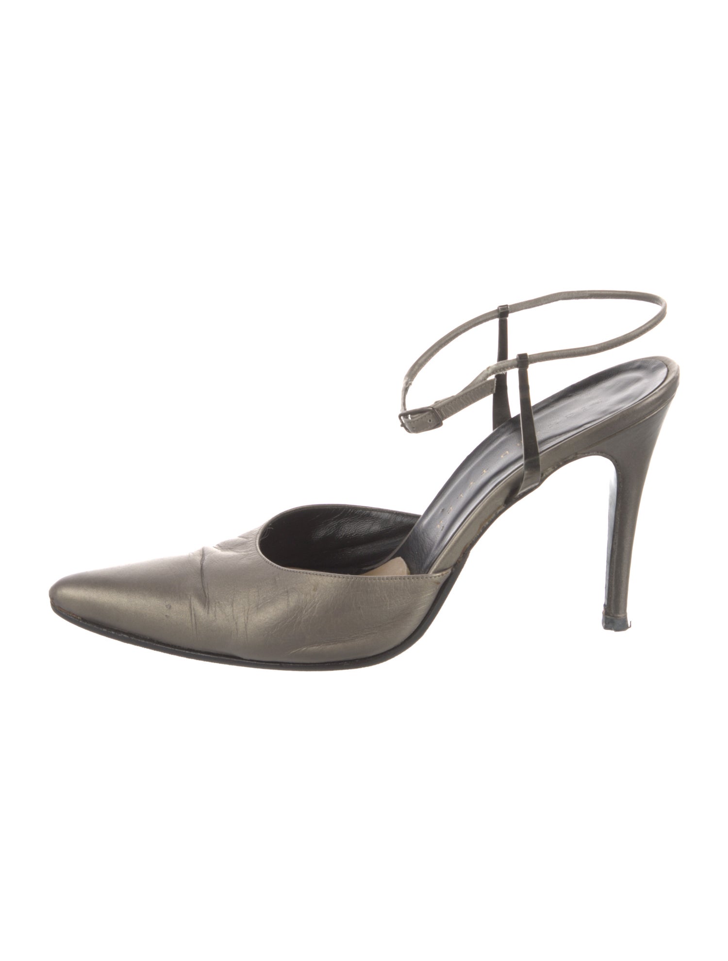 Richard Tyler Patent Leather Slingback Pumps