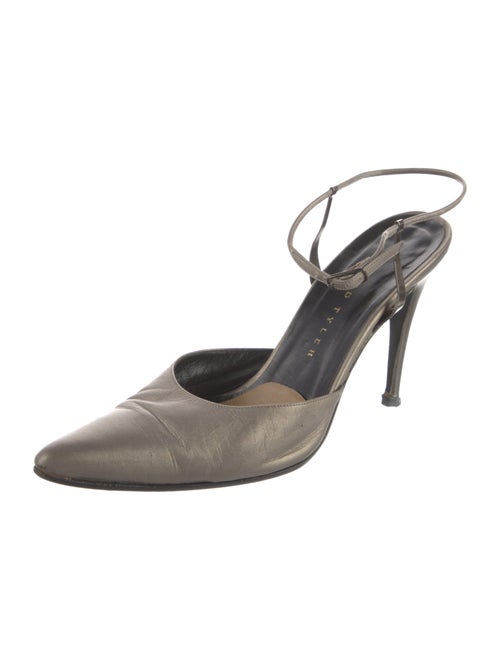 Richard Tyler Patent Leather Slingback Pumps