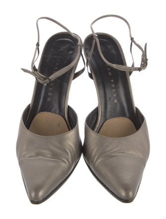 Richard Tyler Patent Leather Slingback Pumps