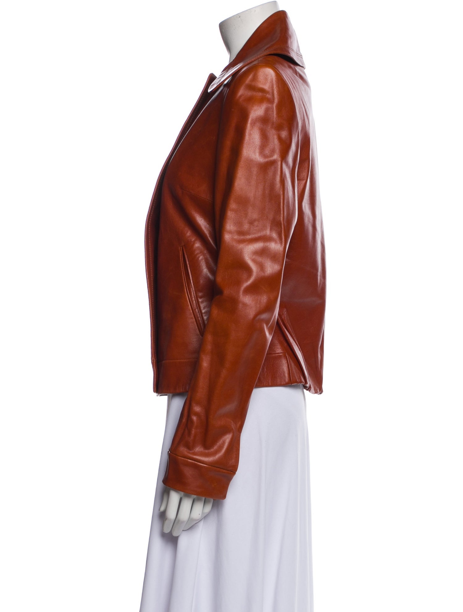 Richard Tyler Vintage Leather Biker Jacket