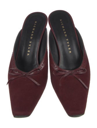 Richard Tyler Suede Mules