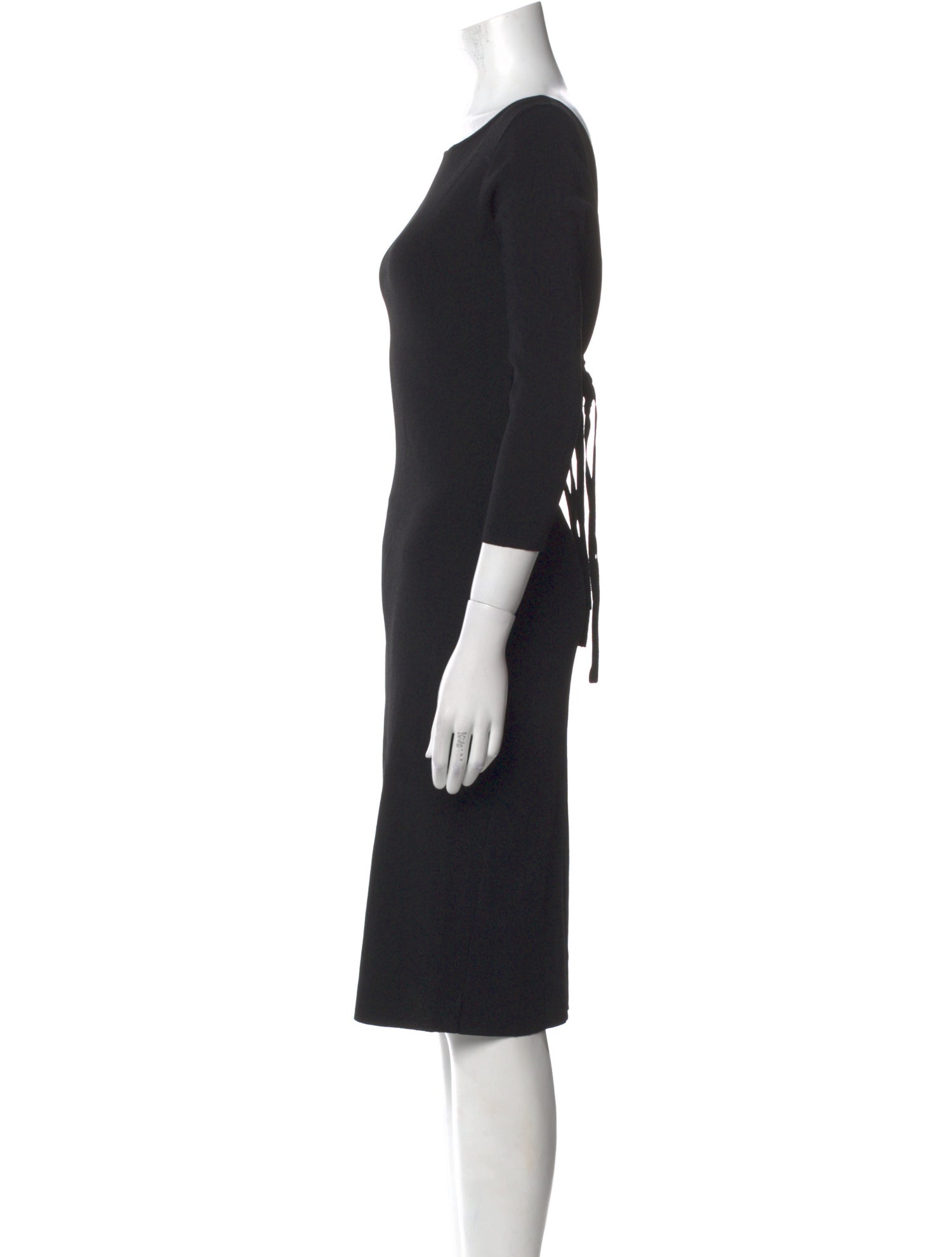 Richard Tyler Nylon Knee-Length Dress