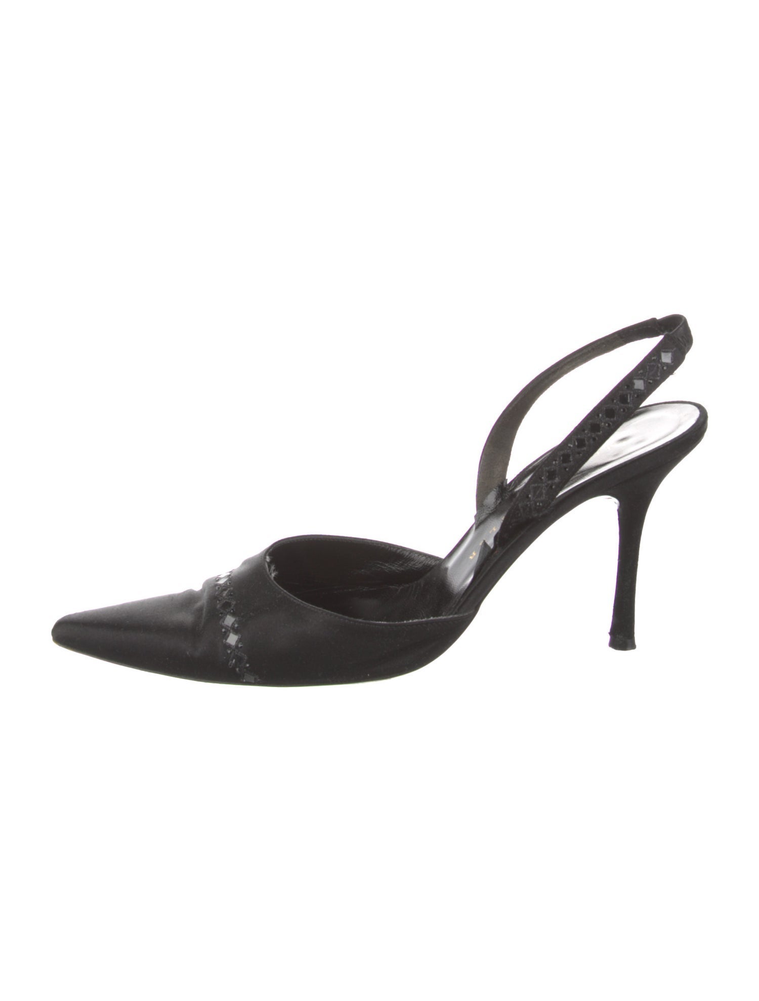 Richard Tyler Patent Leather Slingback Pumps