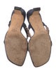 Richard Tyler Canvas Beaded Accents Slides
