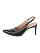 Richard Tyler Leather Slingback Pumps