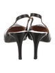 Richard Tyler Leather Slingback Pumps