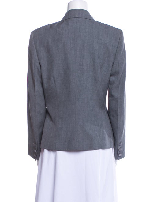 Richard Tyler Wool Graphic Print Blazer