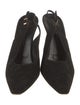 Richard Tyler Suede Slingback Pumps