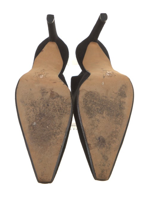 Richard Tyler Suede Slingback Pumps