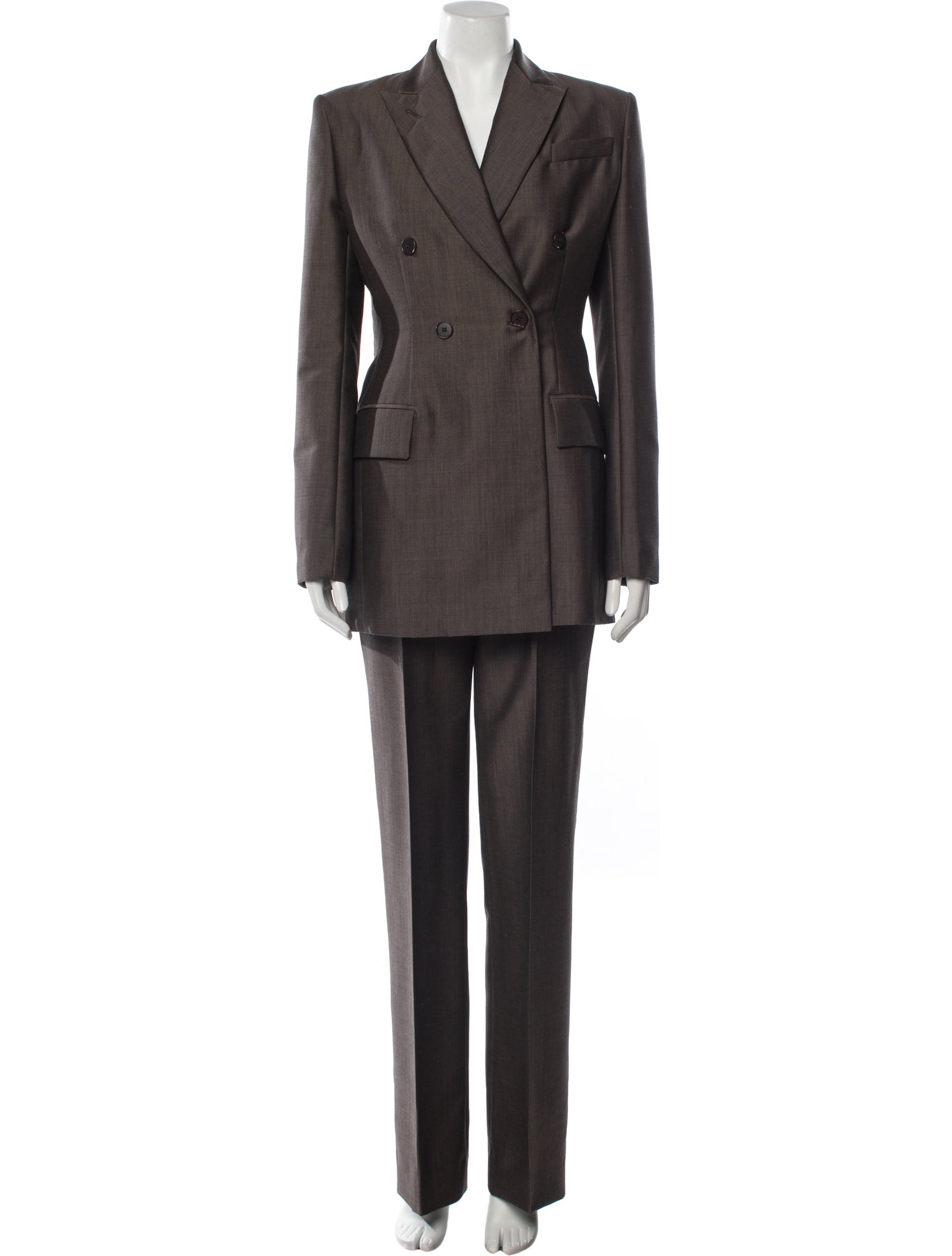 Richard Tyler Vintage Virgin Wool Pantsuit