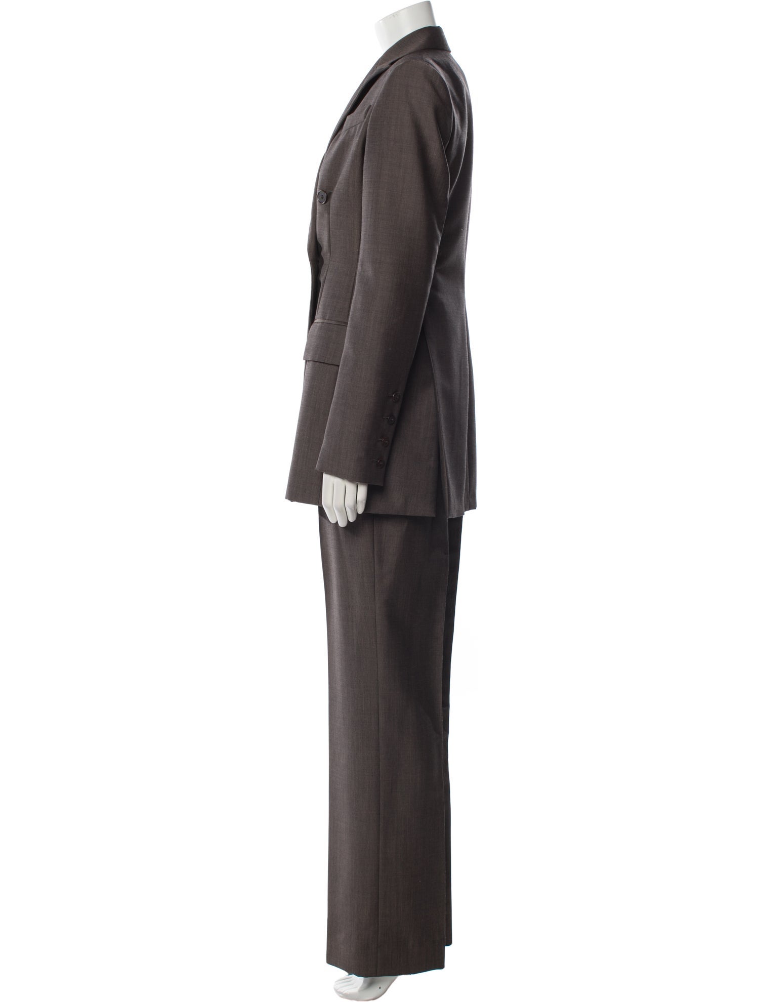 Richard Tyler Vintage Virgin Wool Pantsuit