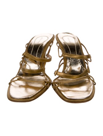 Richard Tyler Leather Gladiator Sandals