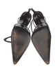 Richard Tyler Satin Beaded Accents Mules