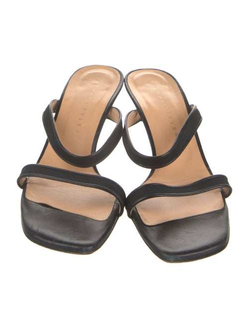 Richard Tyler Leather Slides
