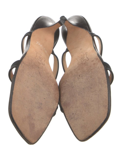 Richard Tyler Leather Slides