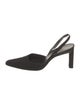 Richard Tyler Canvas Slingback Pumps