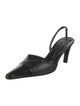 Richard Tyler Leather Slingback Pumps