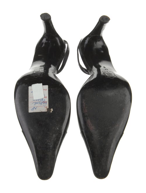 Richard Tyler Leather Slingback Pumps