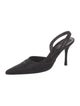Richard Tyler Satin Slingback Pumps