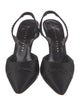 Richard Tyler Satin Slingback Pumps