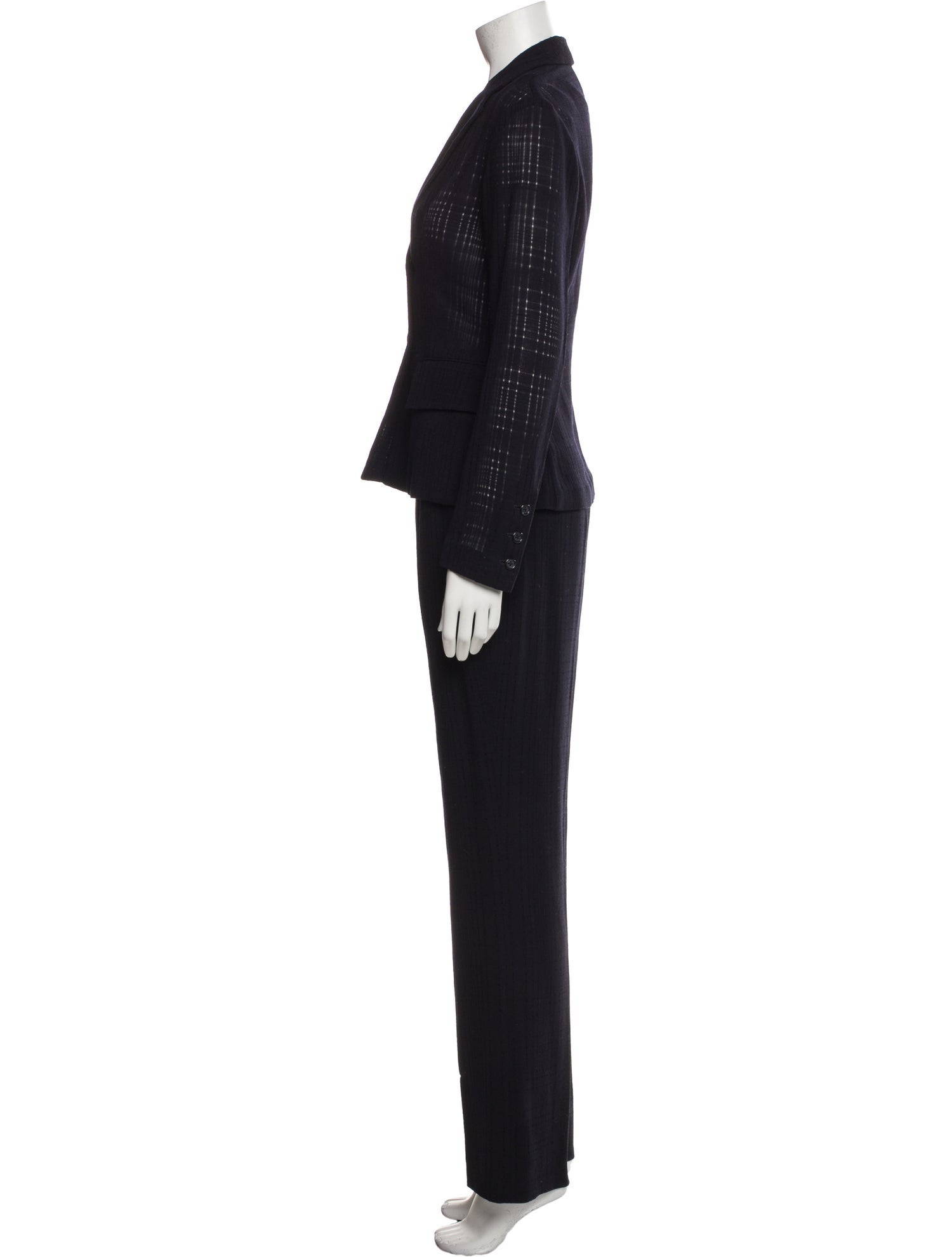 Richard Tyler Wool Pantsuit